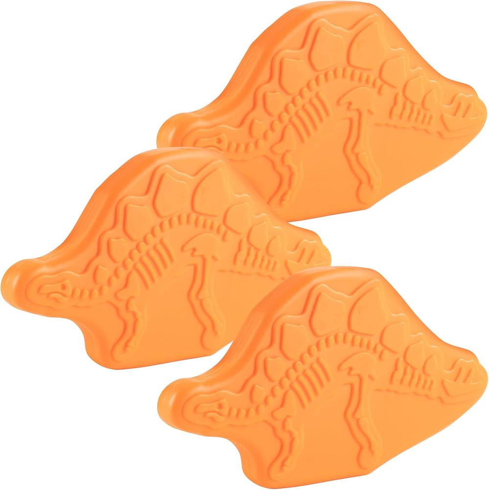 Dino Reusable Hard Ice Pack- Set of 3- Fits Easily Inside Kids Lunch Box, Bento, Insulated Cooler... | Amazon (US)