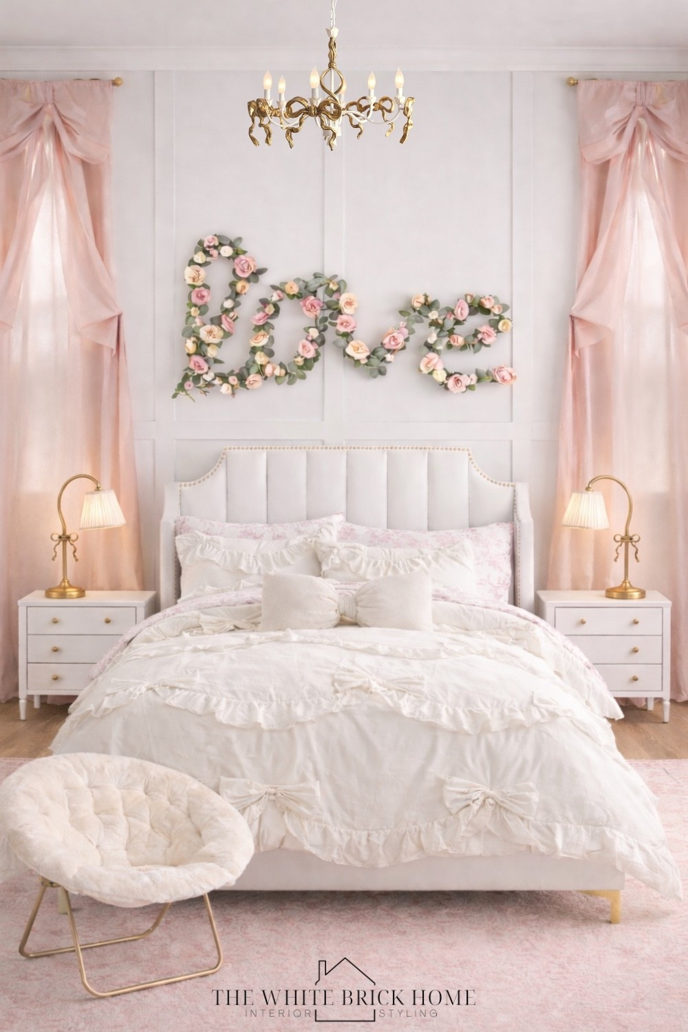 A dreamy loveshackfancy inspired bedroom layered with soft blush tones, romantic florals, and elegant brass details for a perfectly whimsical bedroom. 

Girls room, girls bedroom, girls room decor, girls room wall art, girls room curtains, girls room rug, girls room chair, girls room bedding, girls room bed, wayfair girls bedroom, girls room lighting, girls room decor ideas, loveshackfancy girls room, loveshackfancy teen girl, teen girls room, teen bedroom, girls room design, loveshackfancy bedroom idea, pottery barn teen, loveshackfancy 

#LTKHome #LTKSaleAlert #LTKKids