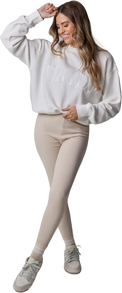 Six Stories Bride Sweatshirt for Cozy Bach Parties | Comfy and Stylish Bridal Shower Gift for the... | Amazon (US)
