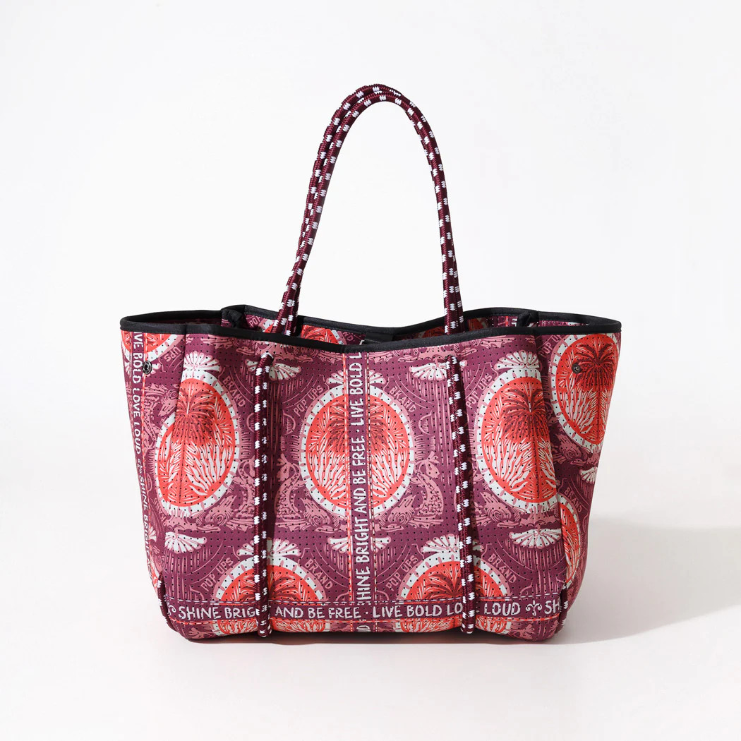 EVERYDAY TOTE POP UPS SCARF RED | PopUps