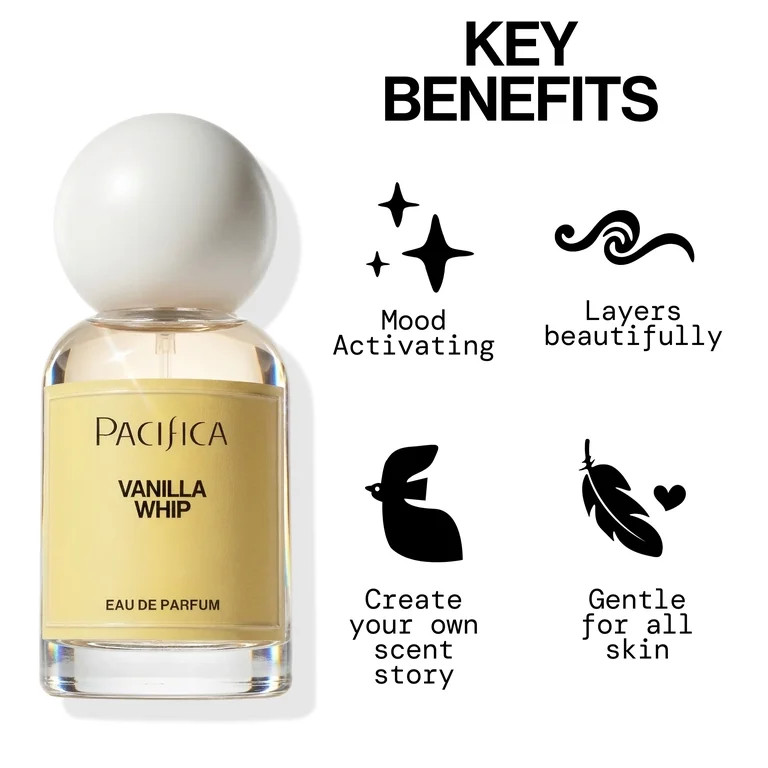 Pacifica Eau De Parfum Vanilla Whip, Perfume for Unisex, 1 fl oz, Atomizing Spray | Walmart (US)