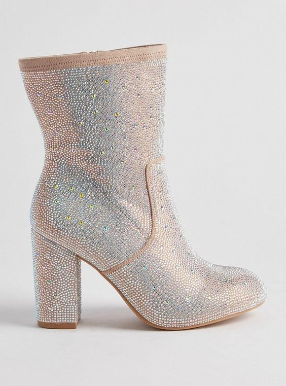 Stretch Embellished Bootie (WW) | Torrid (US & Canada)