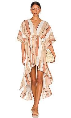 Sundress Deva Dress in Mix Sand Stripes & Sequins from Revolve.com | Revolve Clothing (Global)