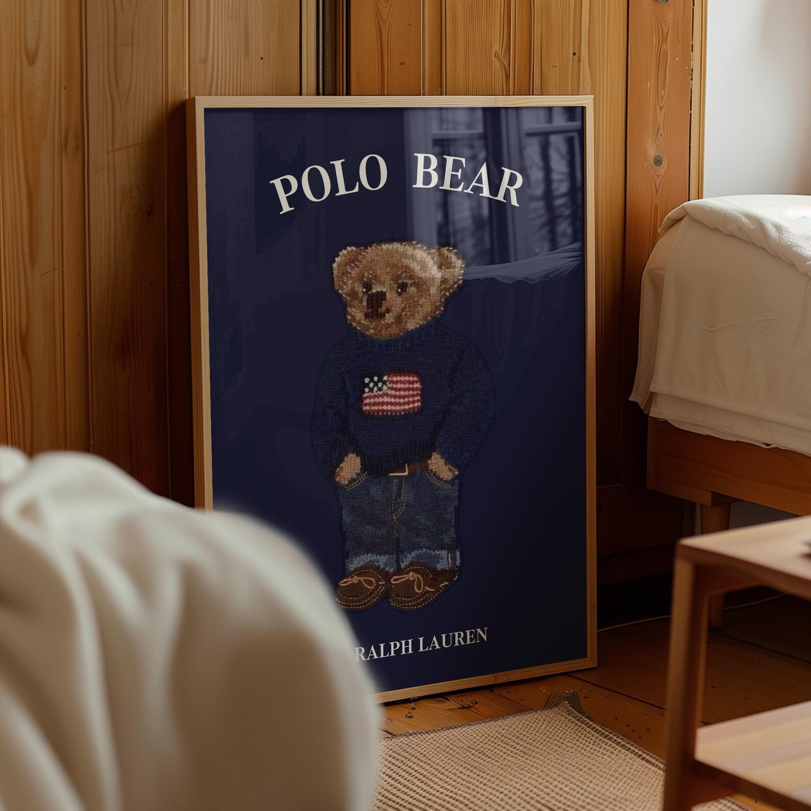 Physical Poster Polo Bear Poster, Fashion Magazine Poster Vintage Fashion Magazine Poster, Ralph ... | Etsy (US)
