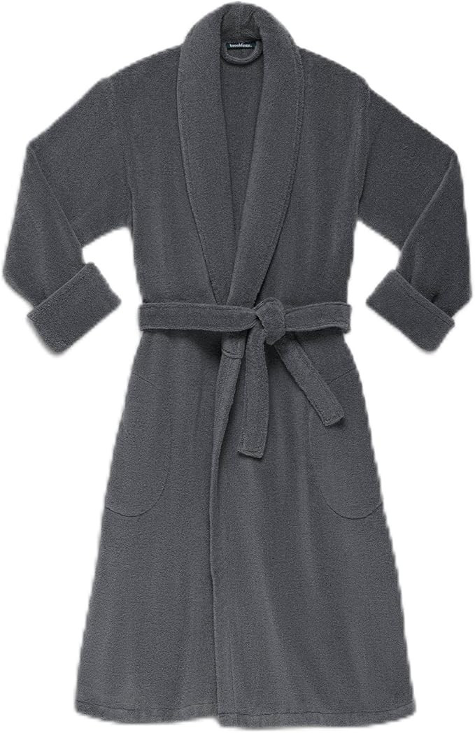 Brooklinen Luxury Cotton Bath Robe, OEKO-TEX Certified, Plush & Machine Washable – Premium Turk... | Amazon (US)