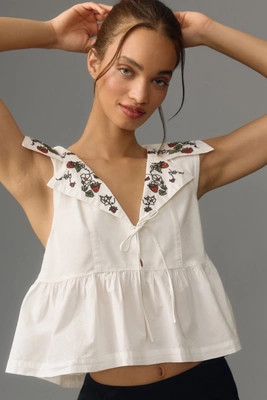 Maeve Babydoll Blouse | Anthropologie (US)