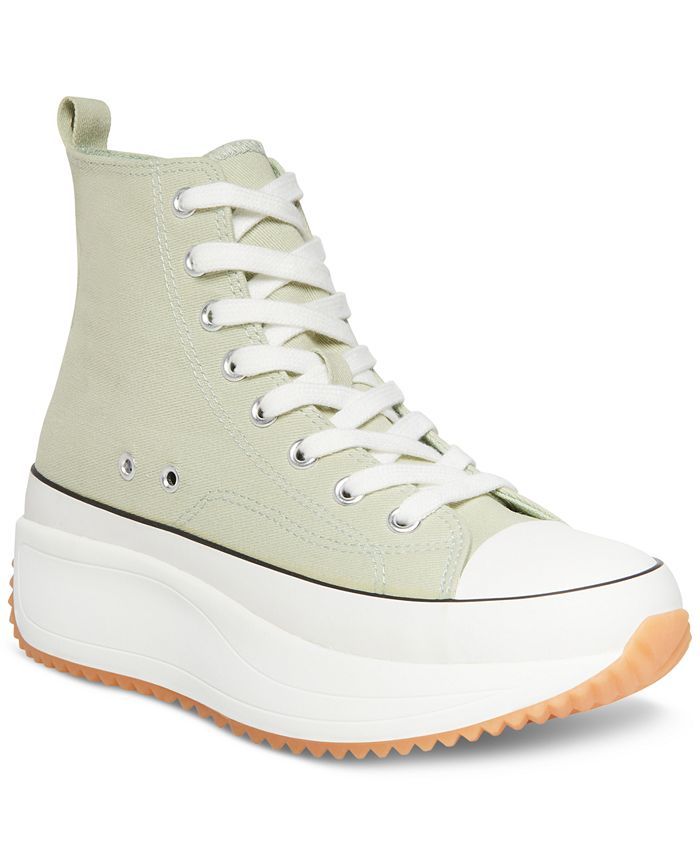 Madden Girl Winnona Flatform High-Top Sneakers & Reviews - Athletic Shoes & Sneakers - Shoes - Ma... | Macys (US)