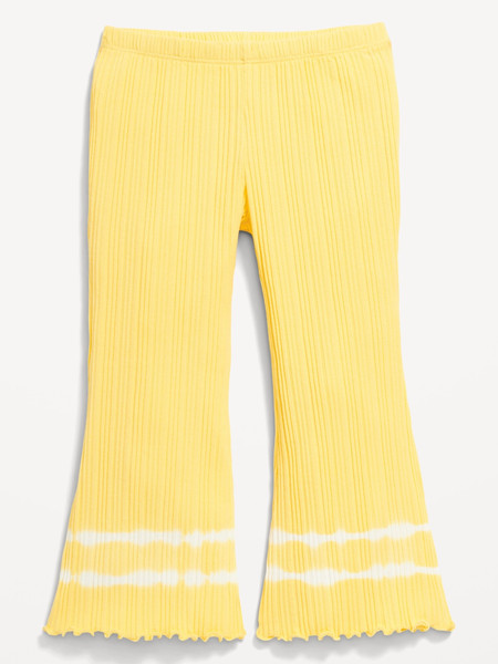 Textured Rib-Knit Flare Leggings for Toddler Girls | Old Navy (US)