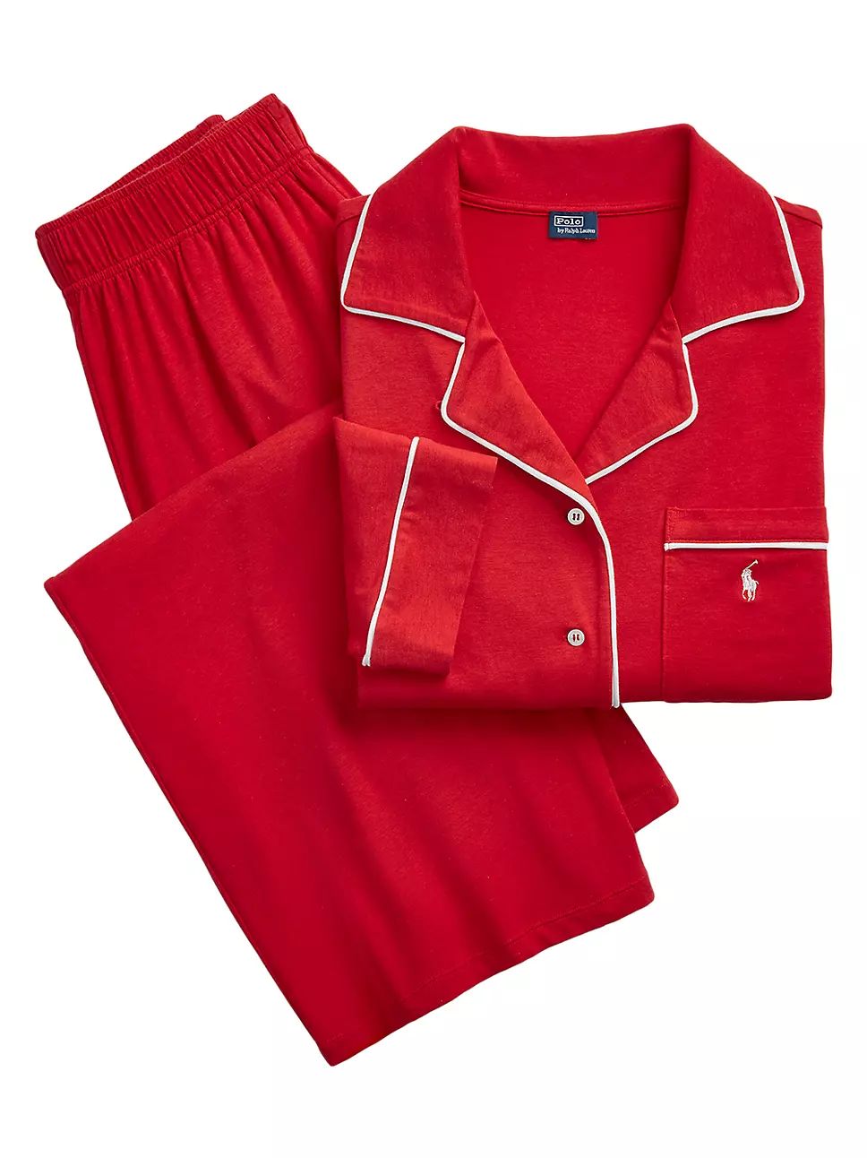 Essentials Madison Audrey 2-Piece Cotton-Blend Pajama Set | Saks Fifth Avenue