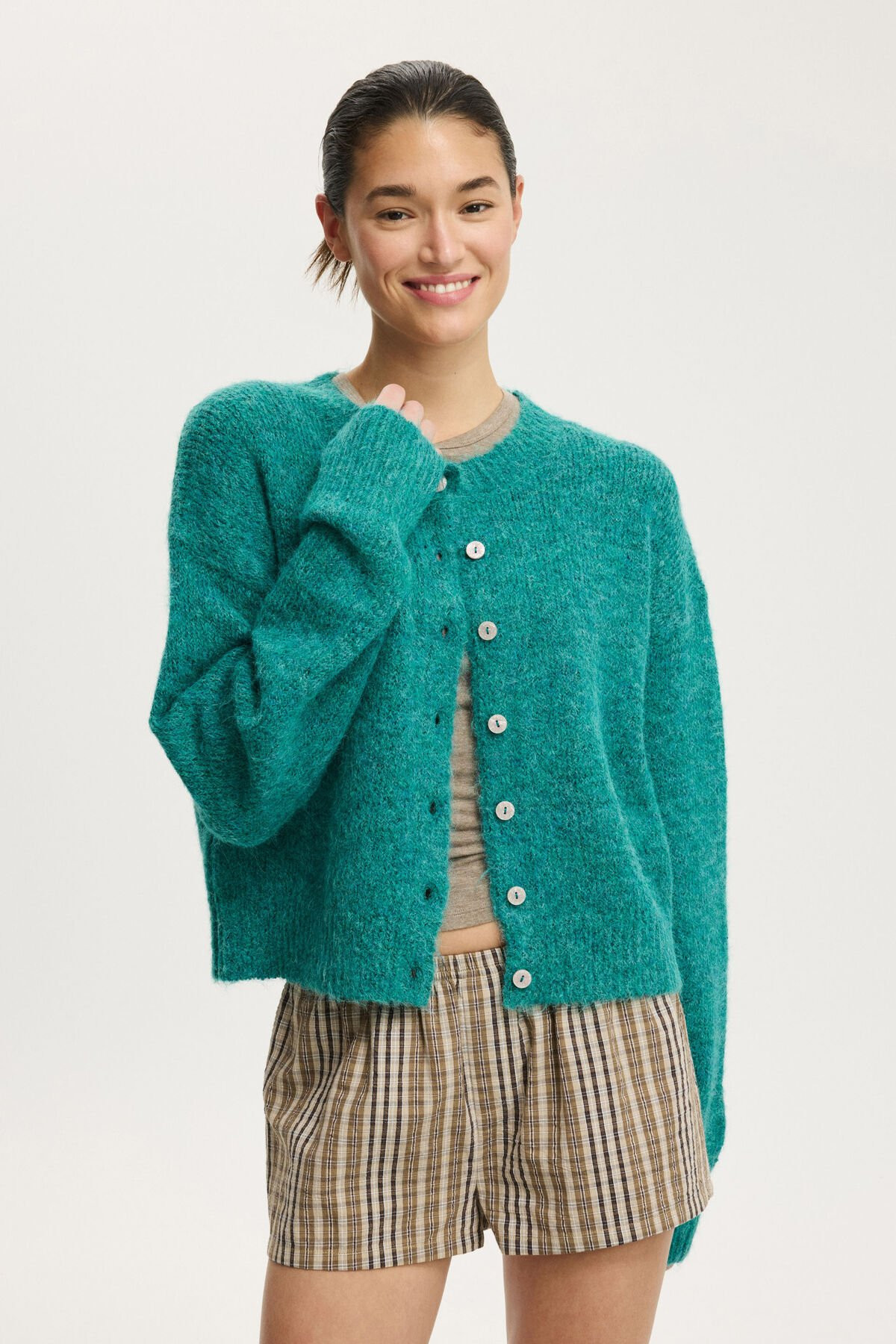 Lofty Luxe Crew Cardigan | Cotton On (US)