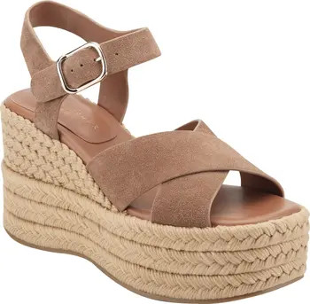 Marc Fisher LTD Pasion Espadrille Ankle Strap Platform Wedge Sandal (Women) | Nordstrom | Nordstrom