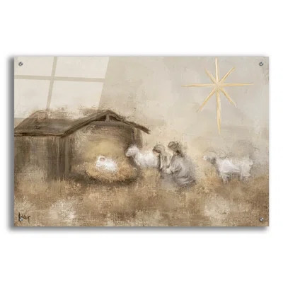 'Neutral Nativity' by Ashley Bradley Acrylic Glass Wall Art, 36" x 24 | Wayfair North America
