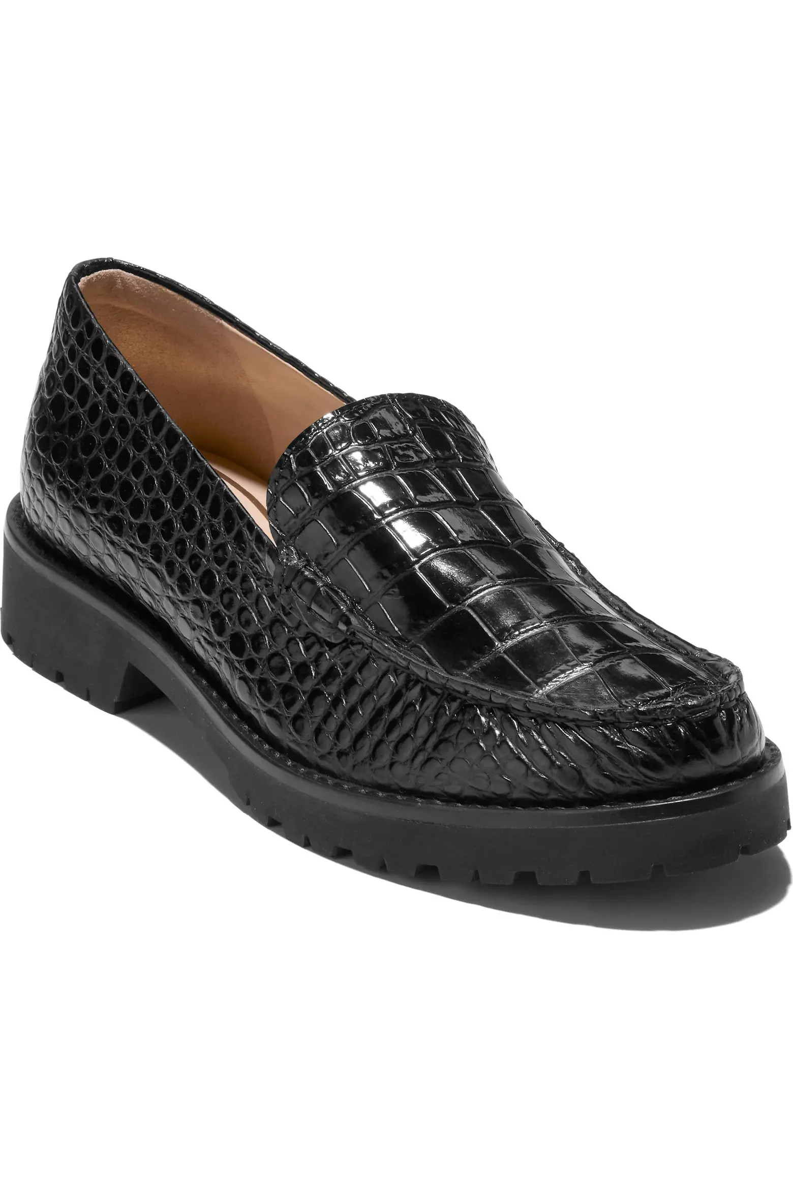 Cole Haan Thelle Croc Embossed Loafer (Women) | Nordstrom | Nordstrom