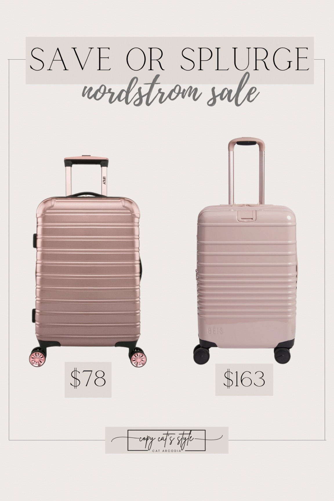NSale luggage look for less, beis luggage, walmart iFLY luggage

#LTKSaleAlert #LTKxNSale #LTKTravel