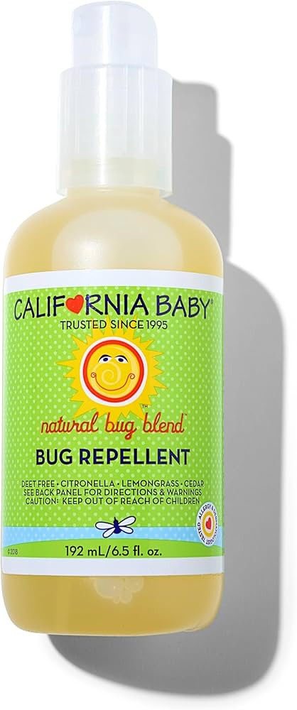 California Baby Natural Bug Spray | DEET Free Mosquito Repellent | Baby + Kids Bug Spray | Citron... | Amazon (US)