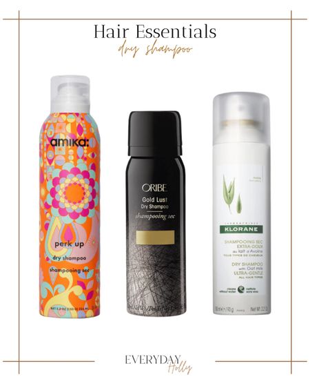 My all time favorite dry shampoos!! The Oribe is my #1 but I use all 3 of these! Get all links & details at: www.everydayholly.com

Hair tools  hair essentials  haircare  beauty  amazon  T3  T3 hair tools  healthy hair  styling treatments  hair styles  dry shampoo  glossy hair 

#LTKunder50 #LTKbeauty