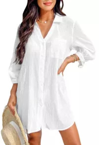 CUPSHE Women's Tie Cuff Cover Up Dress | DICK'S Sporting Goods