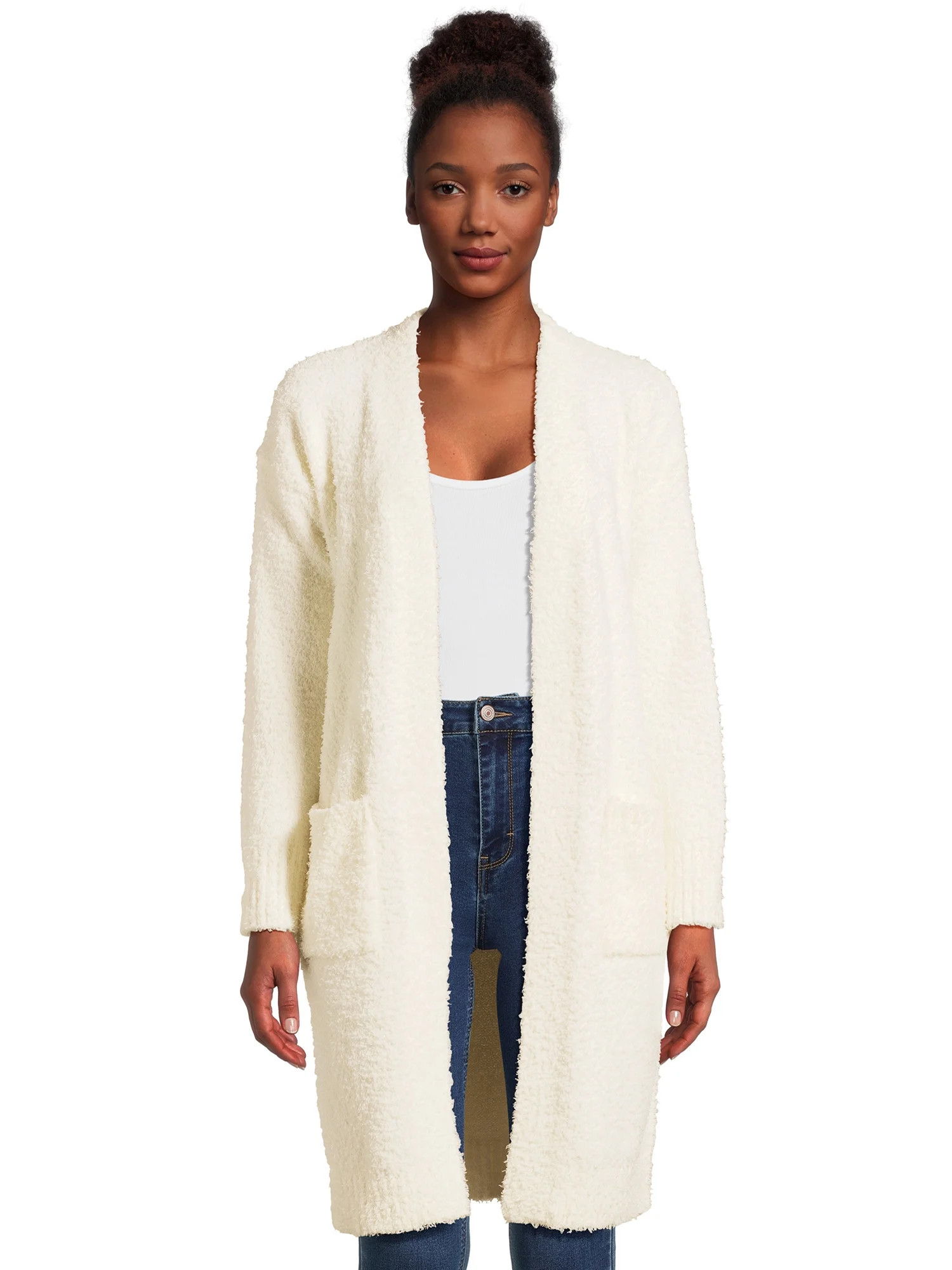No Boundaries Women's Juniors Duster Cardigan | Walmart (US)