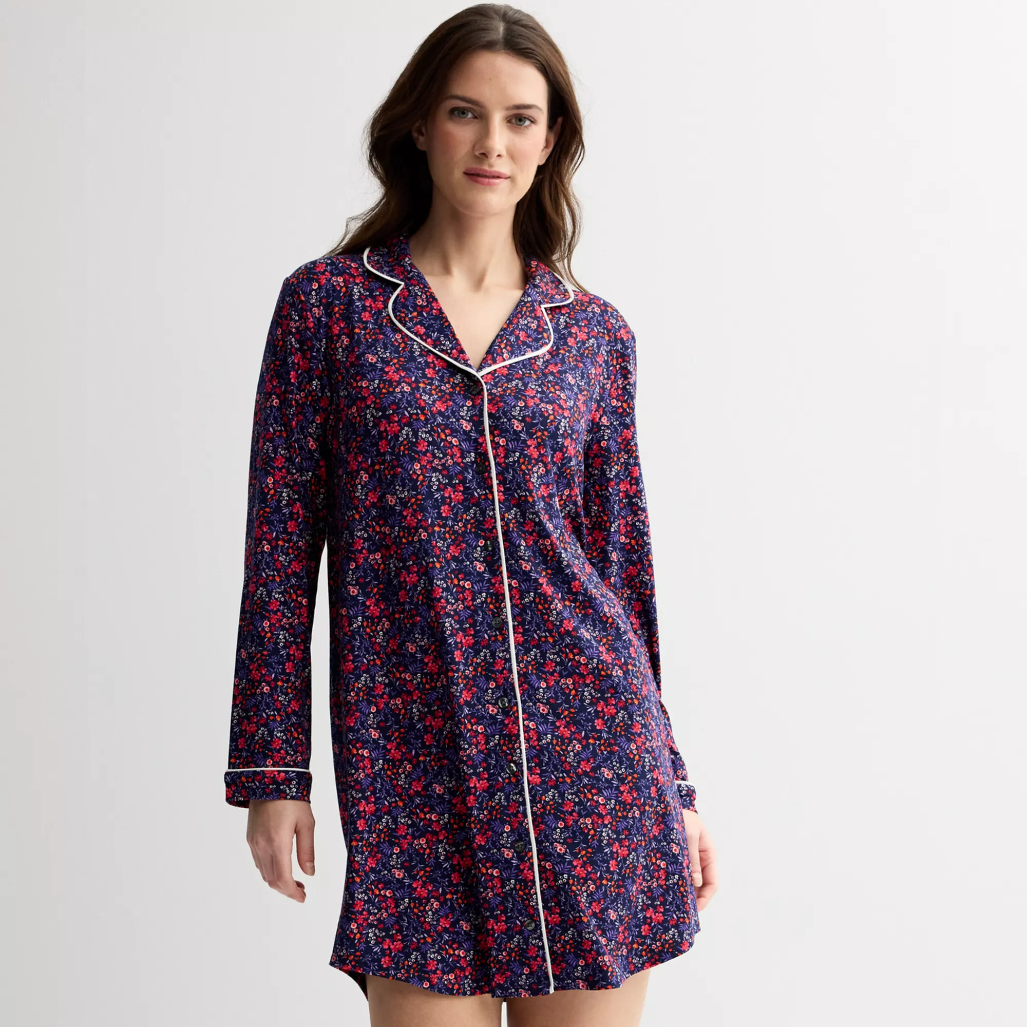 Women's Draper James Cozy Pajama Sleepshirt | Kohl's