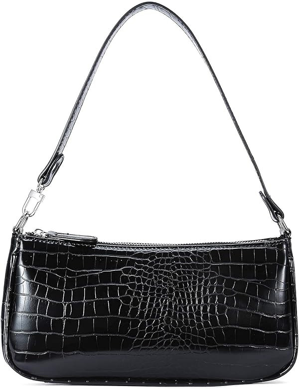 Small Shoulder Bags for Women Mini Handbags with Croc Pattern | Amazon (CA)