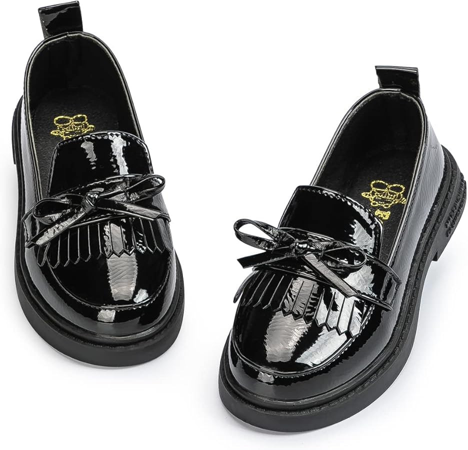 Oamico Toddler Girls Dress Shoes Loafers Mary Jane Toddler/Little Kids | Amazon (US)