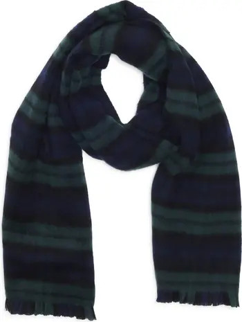 Exploded Plaid Merino Wool Scarf | Nordstrom