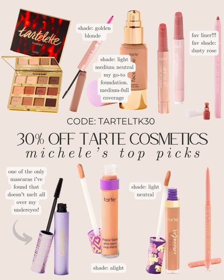 (SALE OVER- use code michelejaliene15 now) tarte sale - my every day makeup