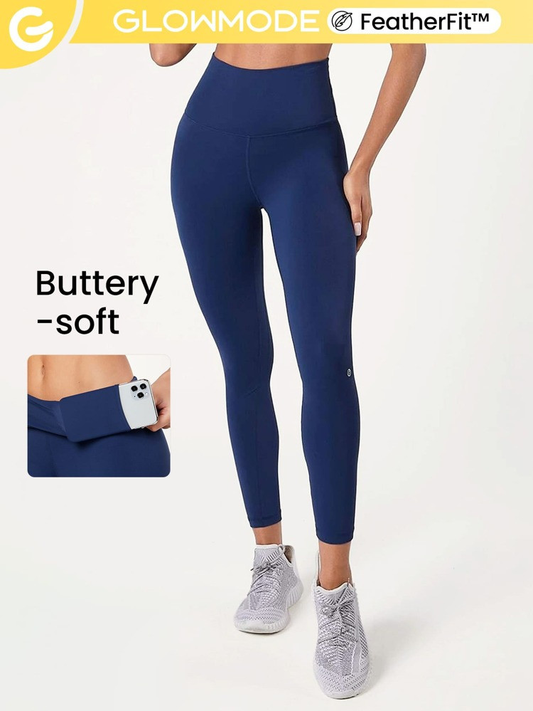 GLOWMODE 24" FeatherFit™ Low Impact 7/8 Leggings | SHEIN