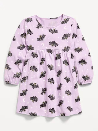 Printed Long-Sleeve Dress for Toddler Girls | Old Navy (US)