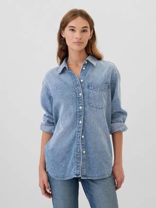 Denim Big Shirt | Gap Factory