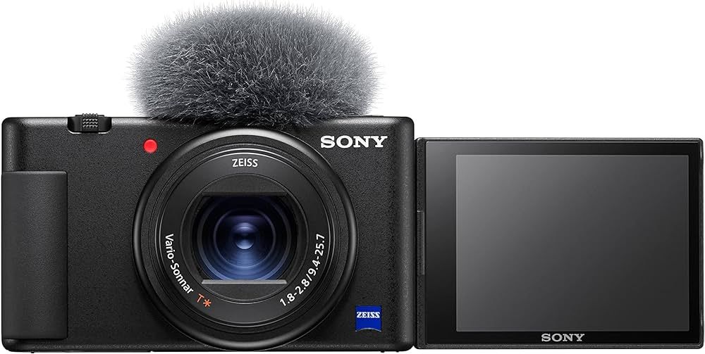 Sony Vlog camera ZV-1 | Digital Camera (Vari-angle Screen for Vlogging, 4K Video) ZV1BC- Black | Amazon (UK)