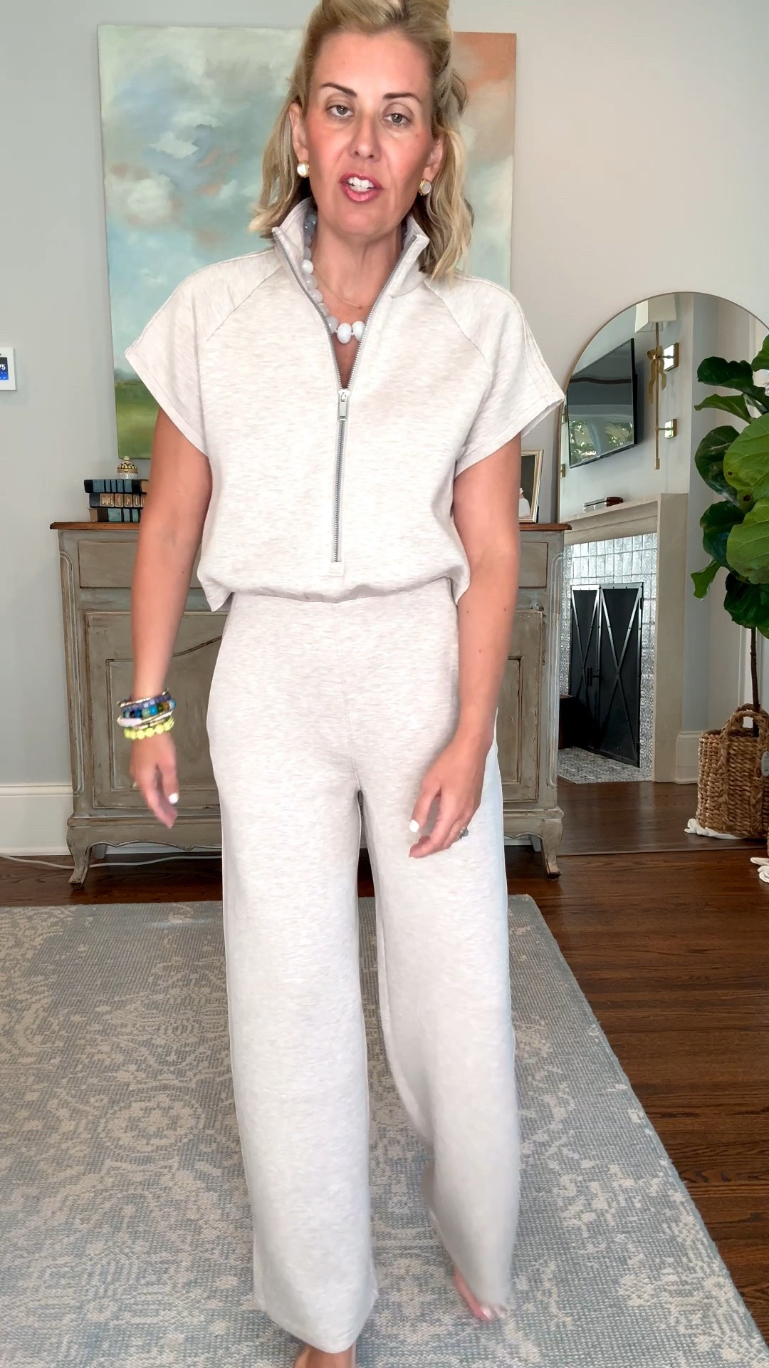@Spanx Air Essentials are back with new colors and styles!
The fabulousness is such a yes and 25% off with code AE25.

*25% off full-price Air Essentials styles (8/26-8/30): Code AE25

*Non-Air Essentials styles: CATHERINEXSPANX for 15% off 1st order + free shipping

Sizing:
Pintuck jumpsuit - s petite
Crewneck Tee - xs
Straight Leg Pant - small petite
Tie-Waist Midi Dress - xs
Oversized Button Down - xs
Pintuck Wide Leg Pant - small petite
Cardigan - xs
Slim Straight Pant - small petite
#spanxpartner
#LTKdayinmylife #LTKOver40 #LTKPetite

#LTKdayinmylife #LTKgrwm