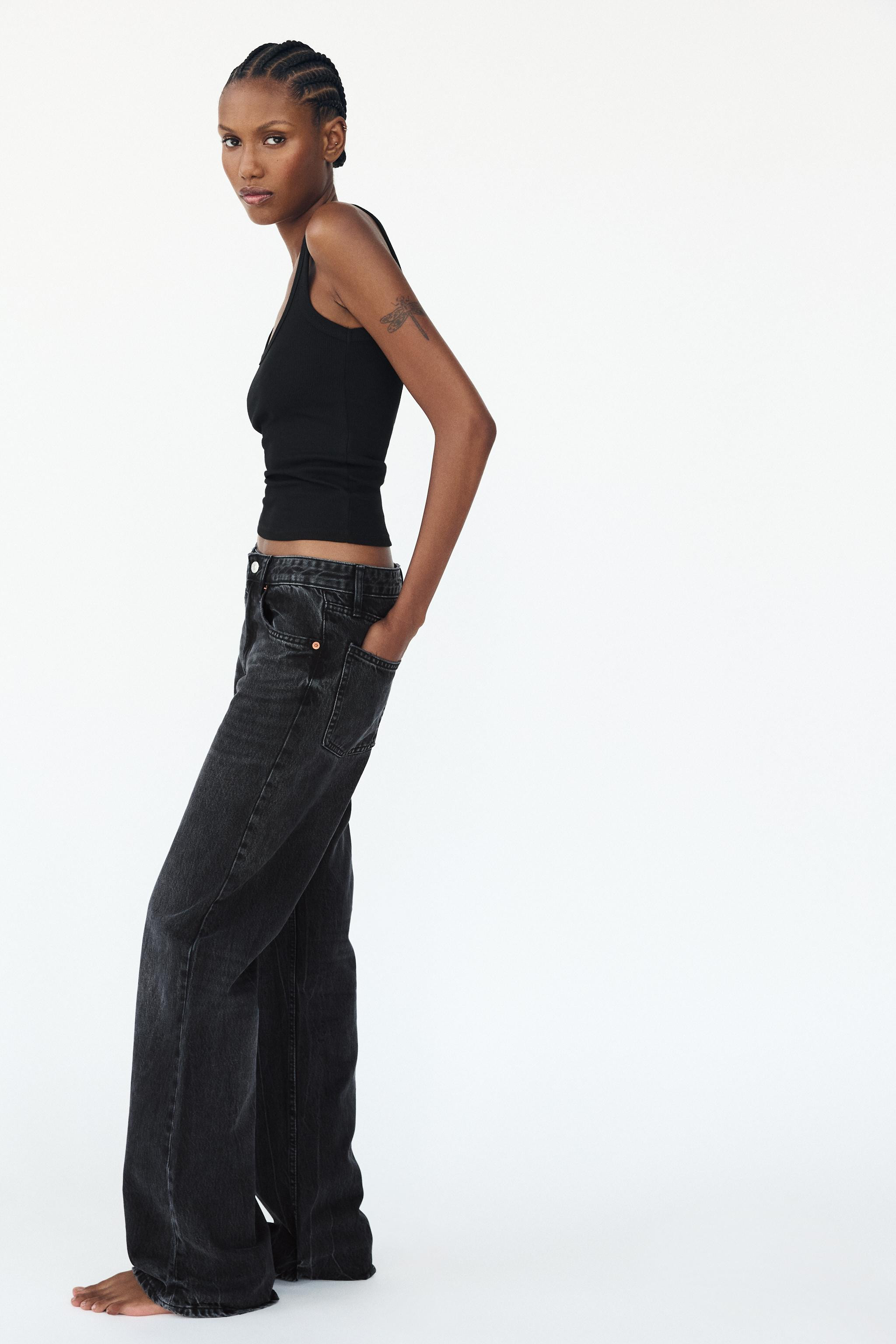 TRF MID-RISE WIDE LEG JEANS | Zara US
