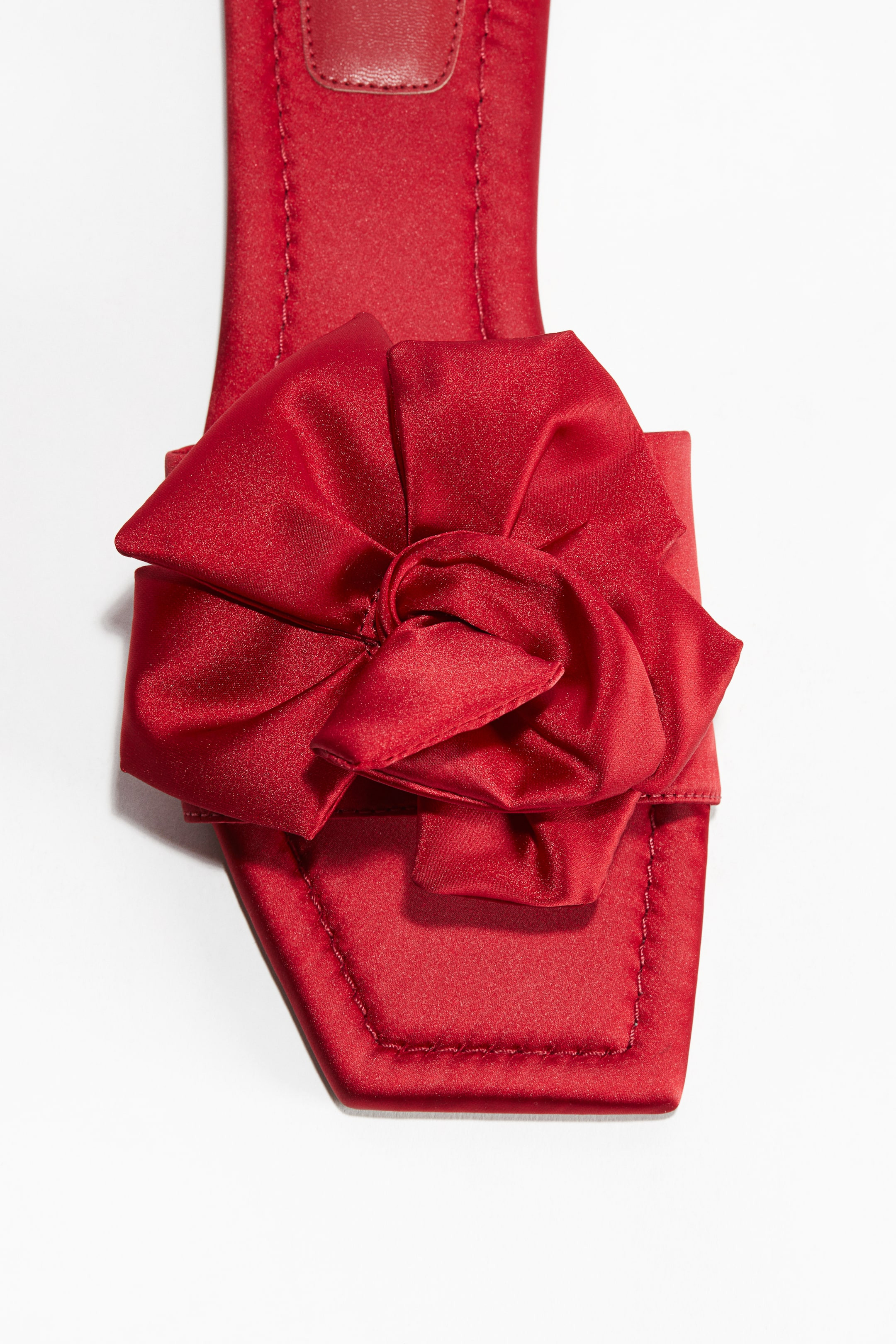 Appliquéd Satin Sandals | H&M (US + CA)