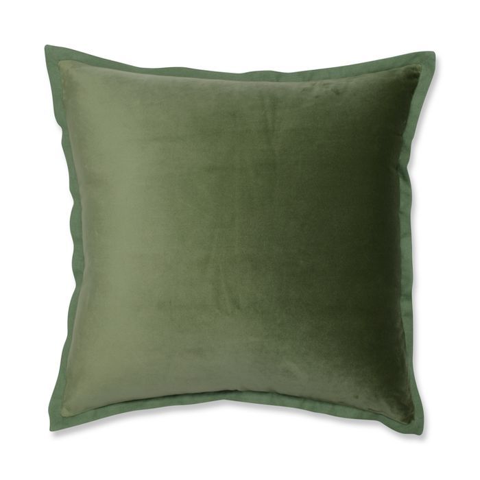 Pillow Perfect 18"x18" Velvet Flange Throw Pillow | Target