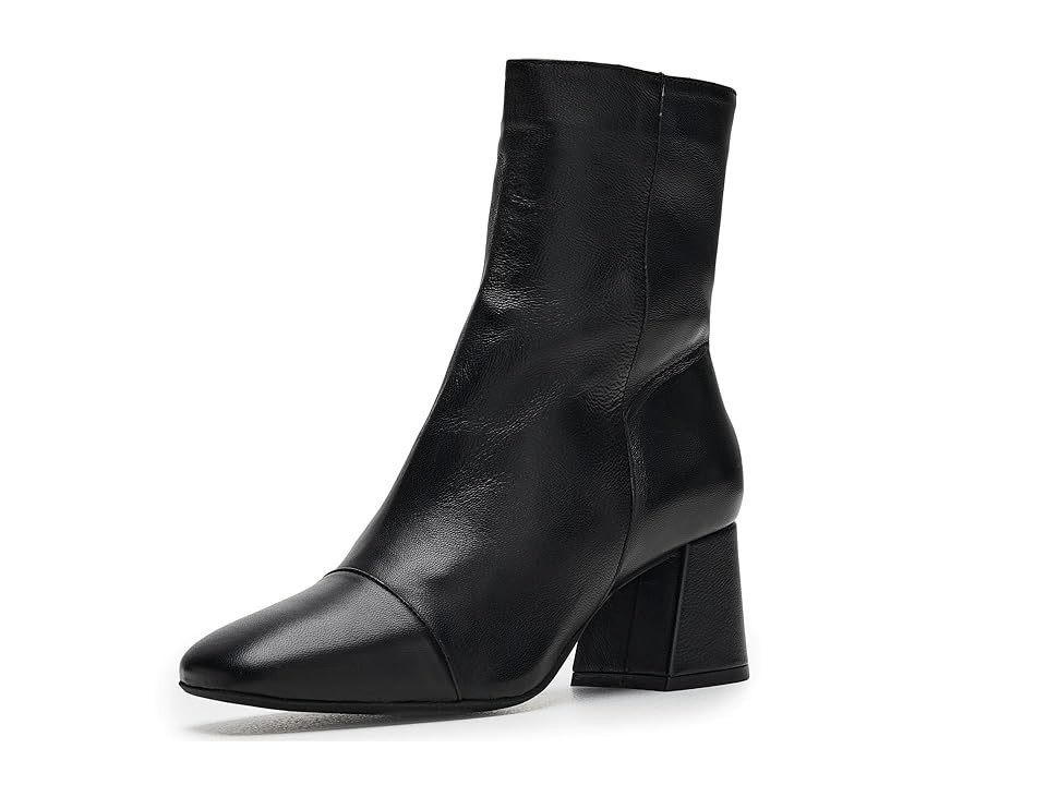 Free People Wisteria Ankle Boot Women's Boots Black Leather : EU 37.5 (US Women's 7.5) M | Zappos