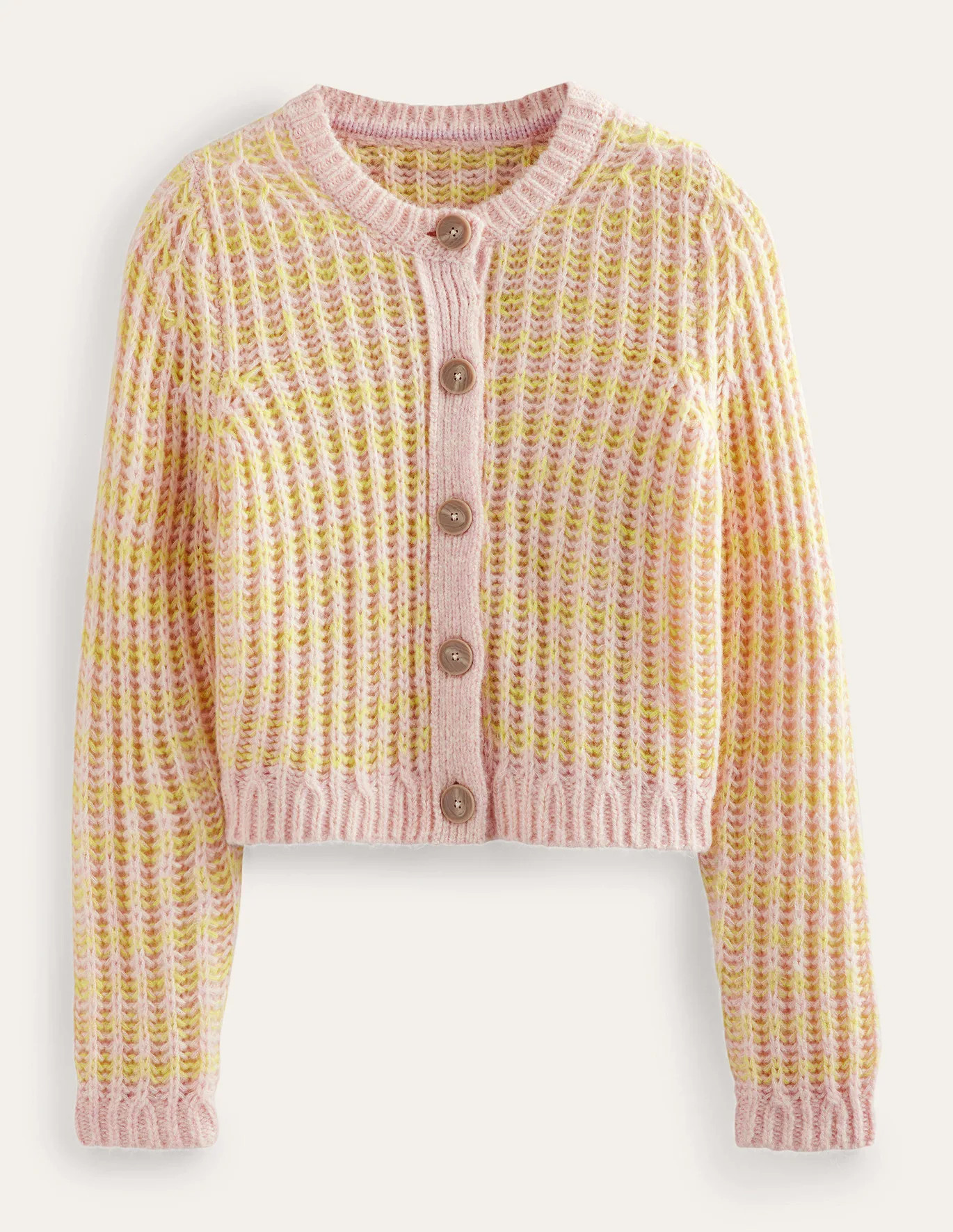 Wide Rib Fluffy Cardigan | Boden (US)