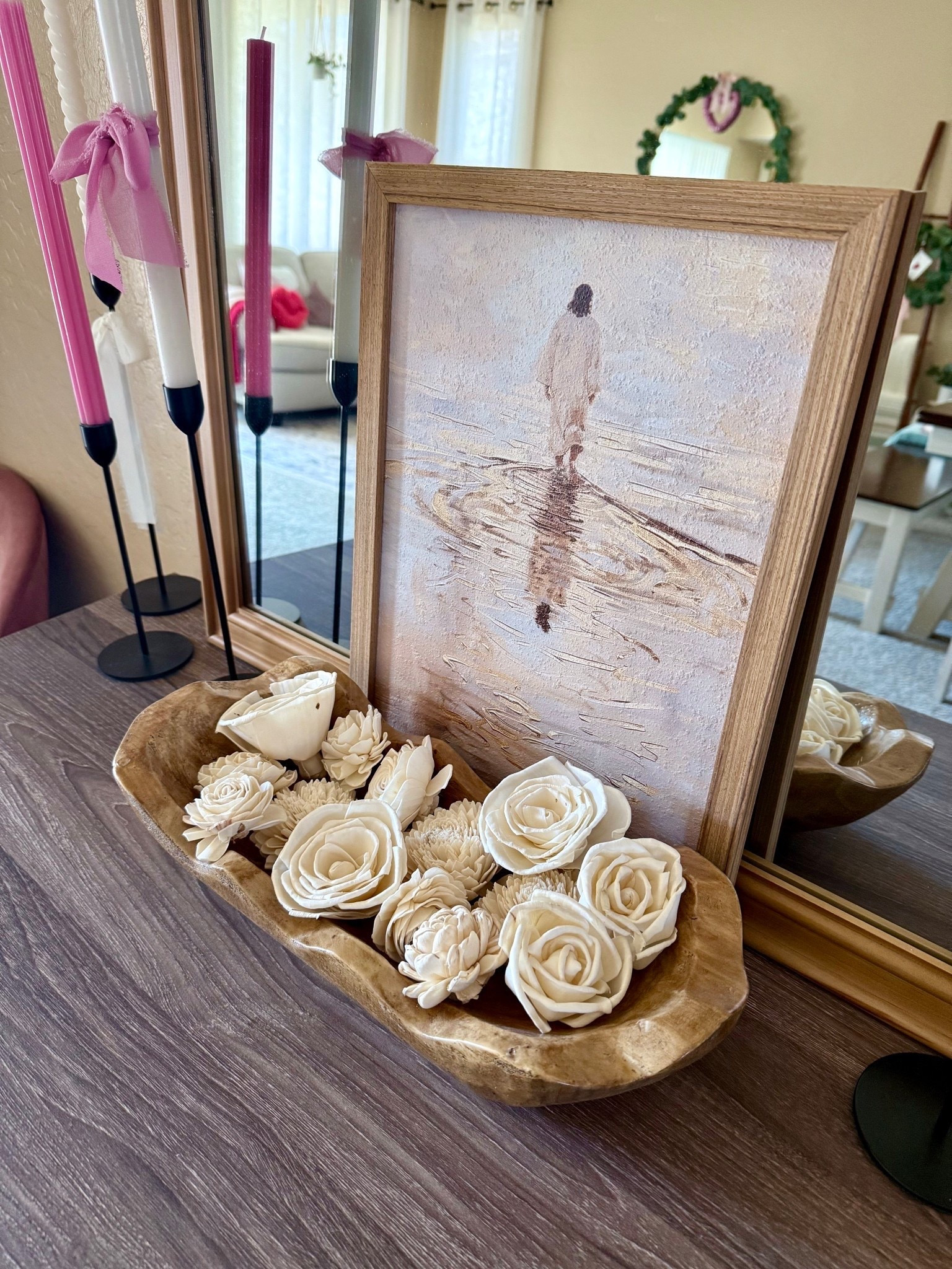 My new favorite decor finds: these beautiful and elegant vase fillers from Target. Only $10 and they are perfect for spring and summer. And “Jesus walking in water” painting from Amazon. 


Summer decor, Spring decor, vase filler, console table decor, 
#LTKFindsUnder50

#LTKSeasonal #LTKHome
