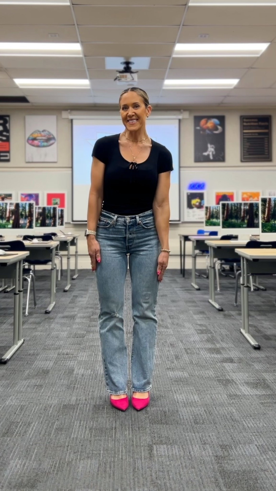 Finally found a comfy heel I can wear all day to work as a teacher. I have these ones in green, snagged these pinks ones, and just ordered another pair in navy. I love to wear heels, it makes me feel dressed up for work, but it’s not worth the expense of painful feet. 

#LTKdayinmylife #LTKootd #LTKWorkwear