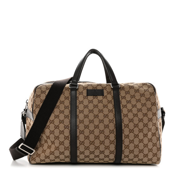 Monogram Dollar Calfskin Boston Duffle Bag Beige Ebony Testa di Moro Marrone Scuro | FASHIONPHILE (US)