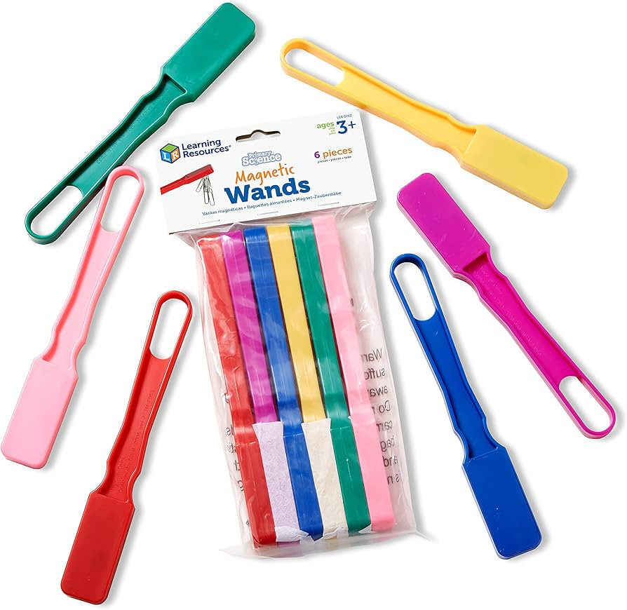 Learning Resources Magnetic Wands - 6 Pieces, Ages 3+, Educational Learning Kits, Science Experim... | Amazon (US)