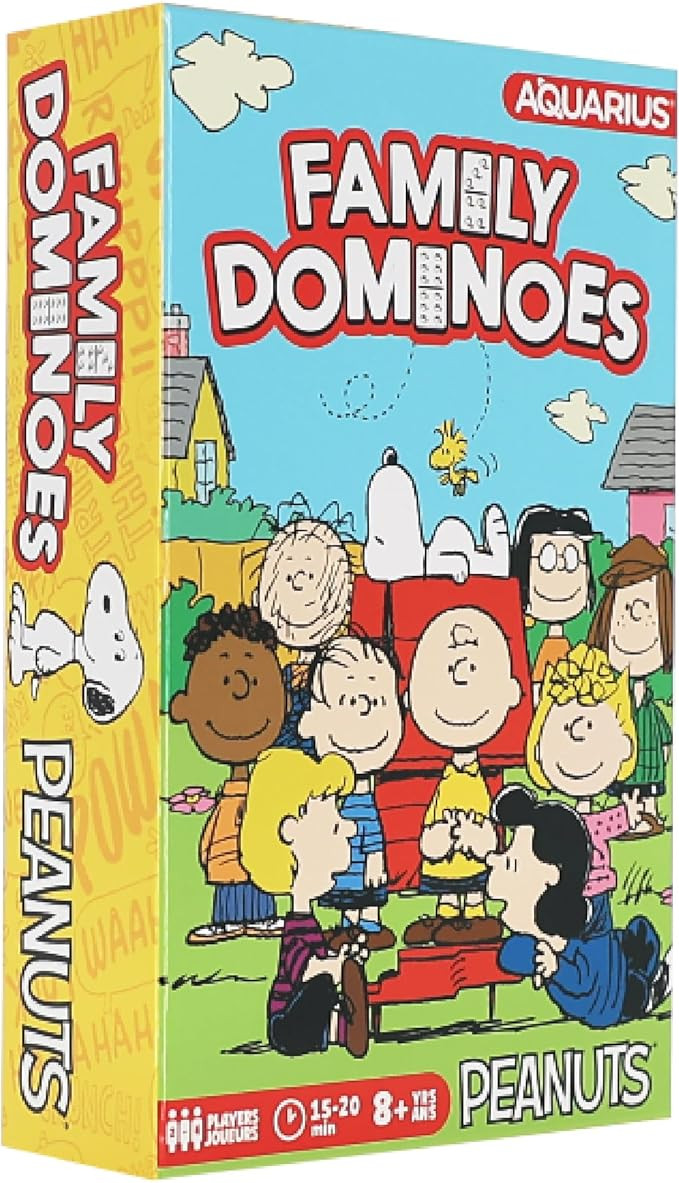 AQUARIUS Peanuts Family Dominoes Game – Snoopy & Friends Classic Domino Set for Kids and Adults... | Amazon (US)