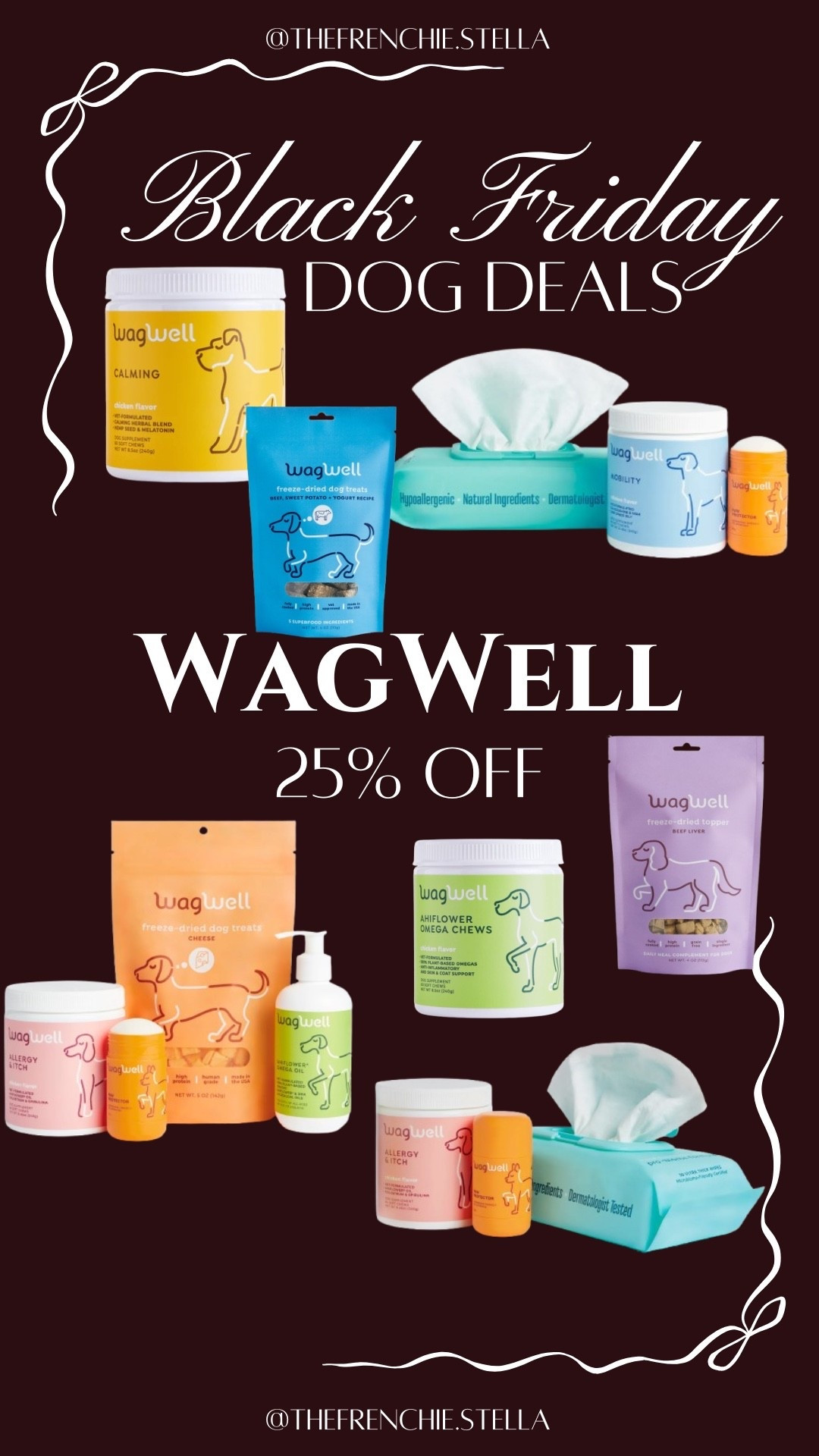 BLACK FRIDAY IS HERE 🌟 Shop our favourite WagWell essentials now on sale for 25% 🫶🏼

#LTKCyberWeek #LTKFindsUnder50 #LTKGiftGuide

#LTKGiftGuide #LTKCyberWeek #LTKFindsUnder50