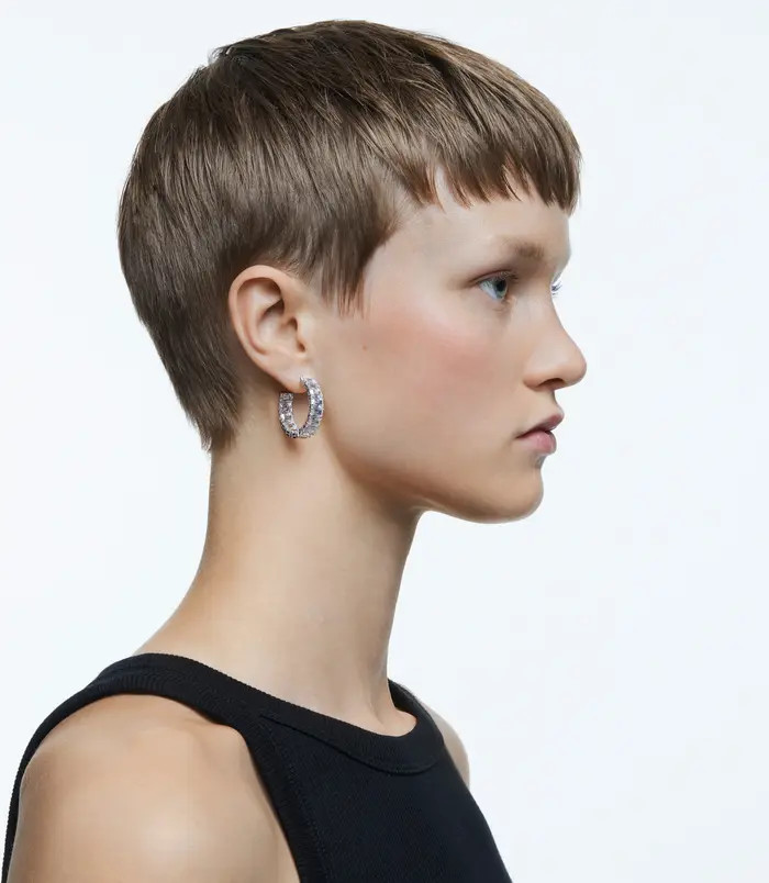 Matrix Swarovski Hoop Earrings | Nordstrom