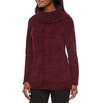 Liz Claiborne Womens Turtleneck Long Sleeve Pullover Sweater | JCPenney