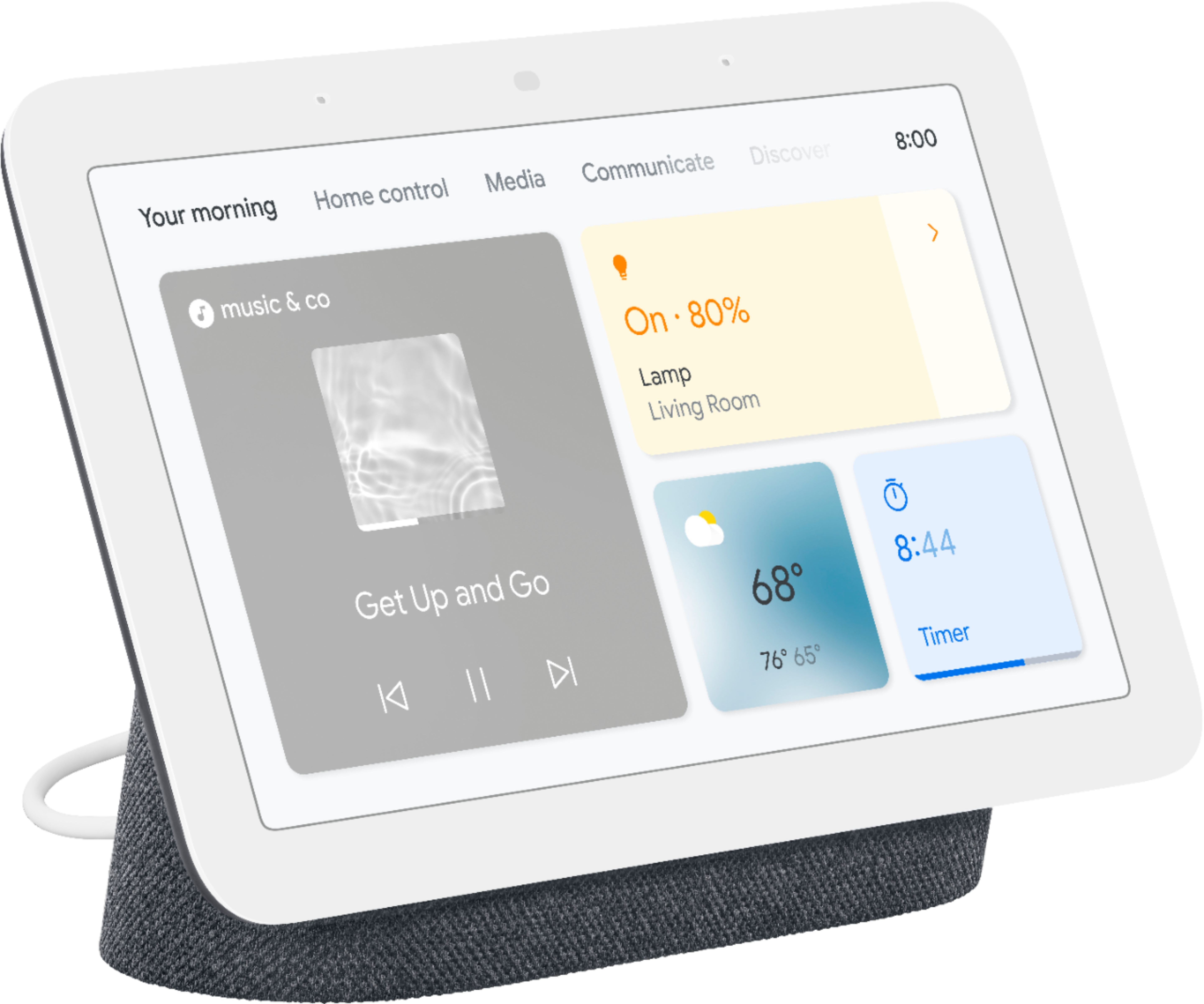 Google Nest Hub (2nd Gen) Smart Display Charcoal GA01892-US - Best Buy | Best Buy U.S.