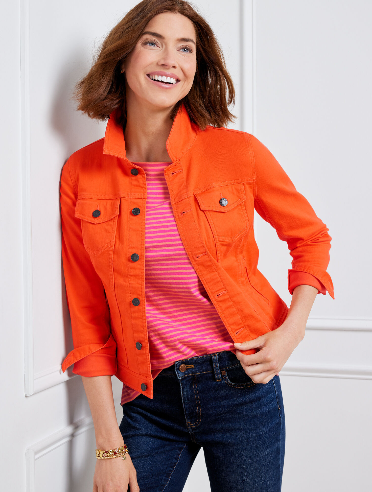 Classic Jean Jacket - Solids | Talbots