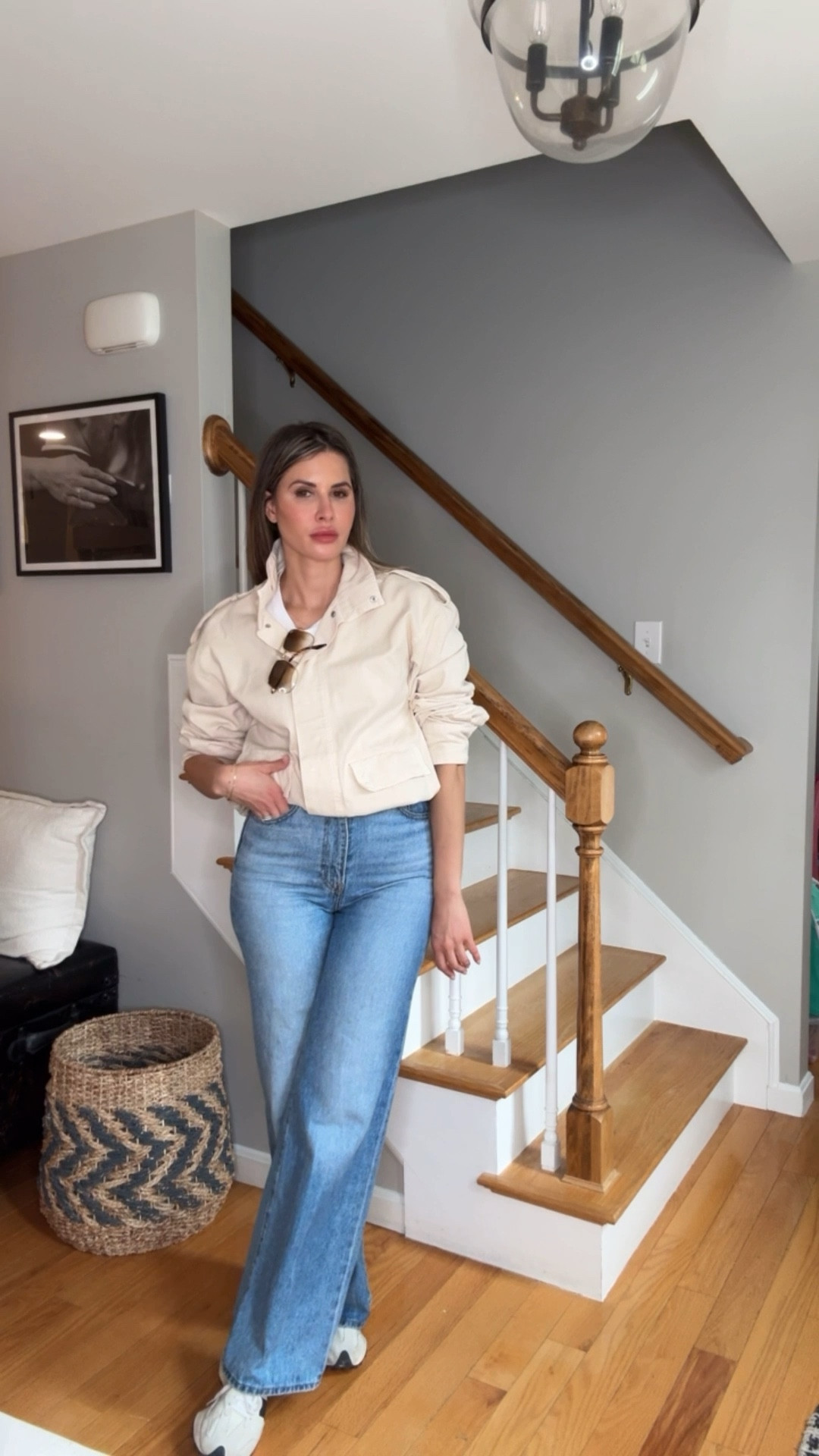 Rainy OOTD

High collar Zara jacket trending 
Grab fast keeps selling out 
Runs big!
Levi’s ribcage wide leg jeans 

#LTKootd #LTKSeasonal #LTKgrwm