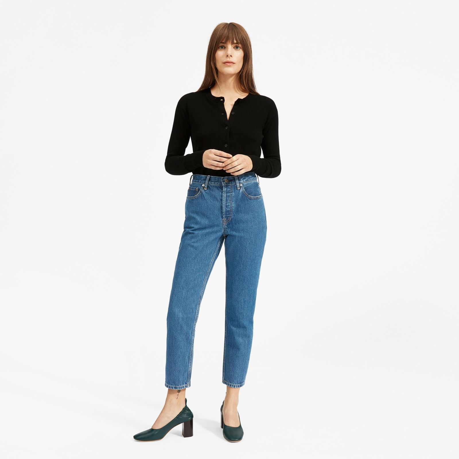 Women's '90s Cheeky Straight Jean by Everlane in Medium Blue, Size 23 | Everlane