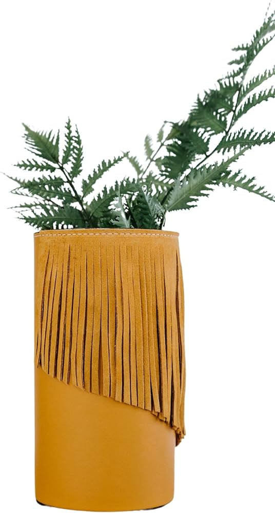 Aubree Says Tassle Vase - Modern Home Decor Accessories for Tabletop or Shelf Display | Amazon (US)
